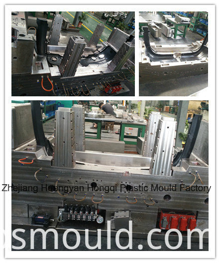 HDPE Car Auto Parts Bumper Injection Mould with Customized